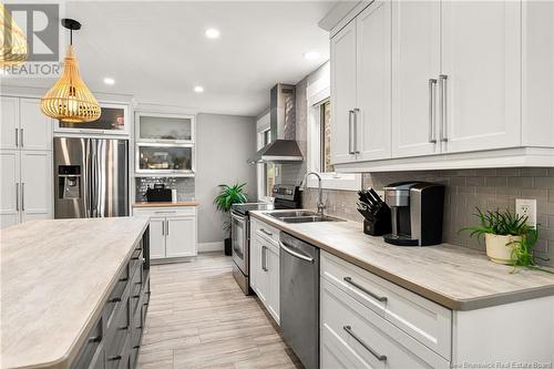 20 Glengrove, Moncton, NB - Indoor Photo Showing Kitchen With Double Sink With Upgraded Kitchen