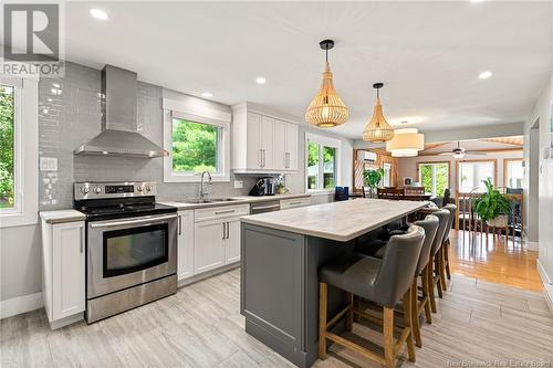 20 Glengrove, Moncton, NB - Indoor Photo Showing Kitchen With Stainless Steel Kitchen With Double Sink With Upgraded Kitchen