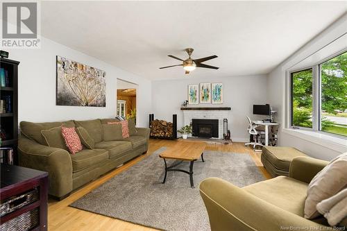 20 Glengrove, Moncton, NB - Indoor Photo Showing Living Room With Fireplace