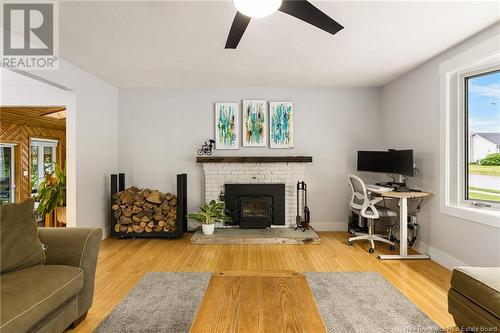 20 Glengrove, Moncton, NB - Indoor Photo Showing Living Room With Fireplace