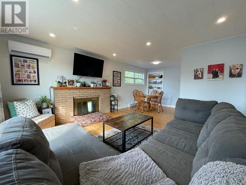 40 Hamilton Street, Gander, NL - Indoor Photo Showing Living Room With Fireplace