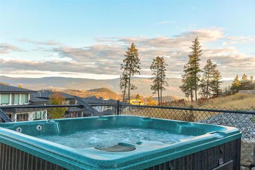 208 Skyland Drive, Kelowna, BC - Outdoor With Above Ground Pool With View