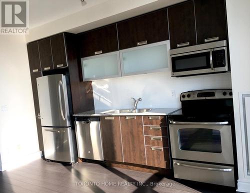 Ph07 - 28 Ted Rogers Way, Toronto, ON - Indoor Photo Showing Kitchen With Stainless Steel Kitchen With Double Sink