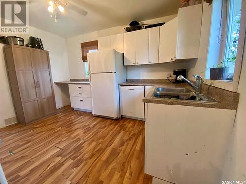 318 Centre Street, Kyle, SK - Indoor Photo Showing Kitchen With Double Sink