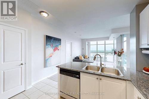 1710 - 9 George Street N, Brampton, ON - Indoor Photo Showing Kitchen With Double Sink