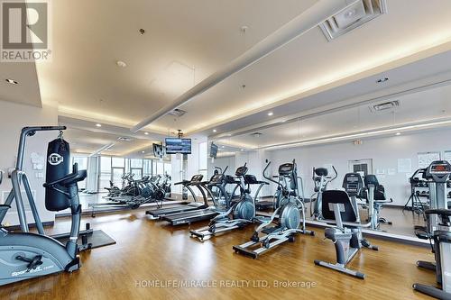 1710 - 9 George Street N, Brampton, ON - Indoor Photo Showing Gym Room