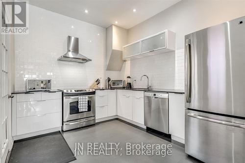 308 Harbord Street, Toronto, ON - Indoor Photo Showing Kitchen With Stainless Steel Kitchen With Upgraded Kitchen