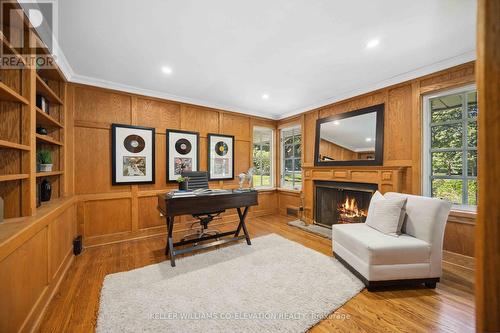 43 Edenbridge Drive, Toronto, ON - Indoor With Fireplace