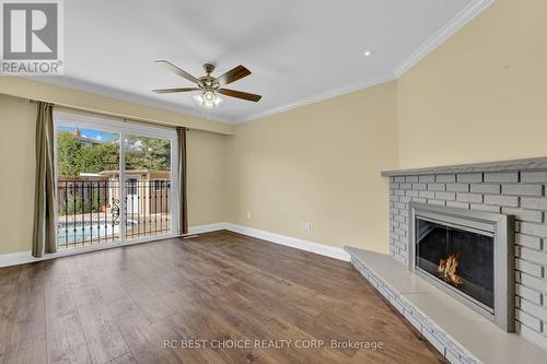 44 Linkdale Road, Brampton, ON - Indoor Photo Showing Living Room With Fireplace