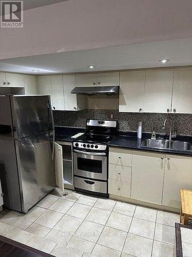 Bsmt - 5687 Passion Flower Boulevard, Mississauga, ON - Indoor Photo Showing Kitchen With Double Sink