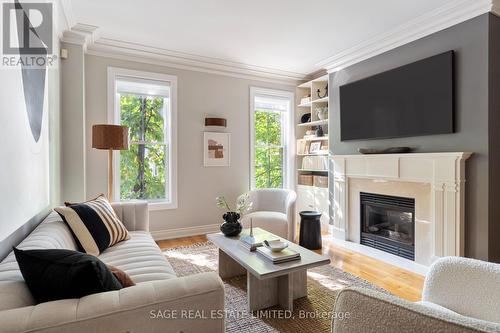 68 Aberdeen Avenue, Toronto, ON - Indoor Photo Showing Living Room With Fireplace