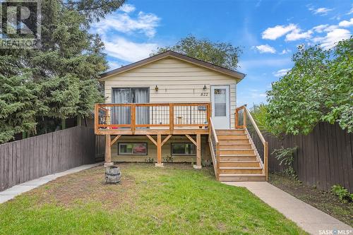 822 M Avenue S, Saskatoon, SK - Outdoor With Deck Patio Veranda