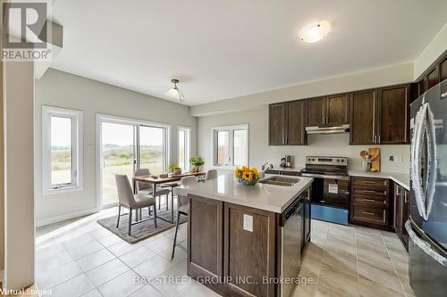 1291 Broderick Street, Innisfil, ON - Indoor Photo Showing Kitchen With Double Sink