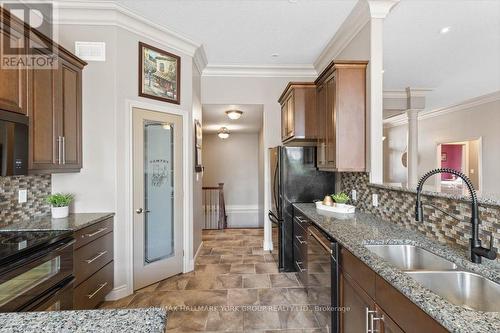 105 Mclaurin Road, Belleville, ON - Indoor Photo Showing Kitchen With Double Sink With Upgraded Kitchen