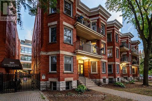 204 - 275 Queens Avenue, London, ON - Outdoor With Balcony With Facade