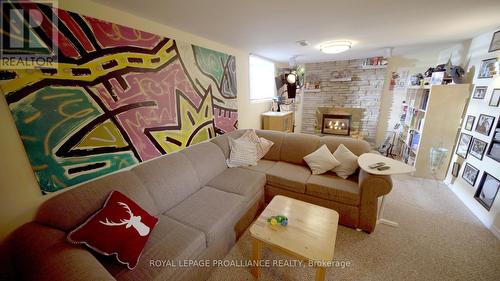 17 Briarwood Crescent, Belleville, ON - Indoor Photo Showing Living Room With Fireplace