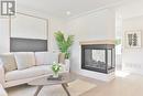 22 Donora Drive, Toronto, ON  - Indoor Photo Showing Living Room With Fireplace 