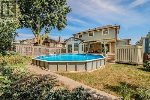 2358 Cavendish Drive, Burlington, ON - Outdoor With Above Ground Pool With Backyard With Exterior