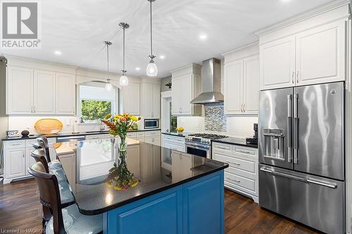 54 Fords Drive, Markdale, ON - Indoor Photo Showing Kitchen With Upgraded Kitchen