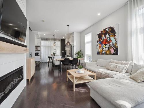 Overall view - 176Z Rue De Langloiserie, Rosemère, QC - Indoor Photo Showing Living Room With Fireplace