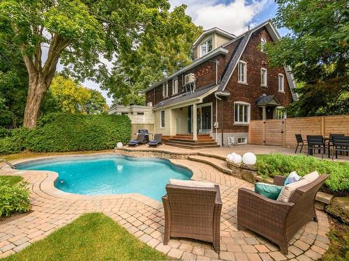 Garden - 127 Av. Vivian, Mont-Royal, QC - Outdoor With In Ground Pool With Deck Patio Veranda