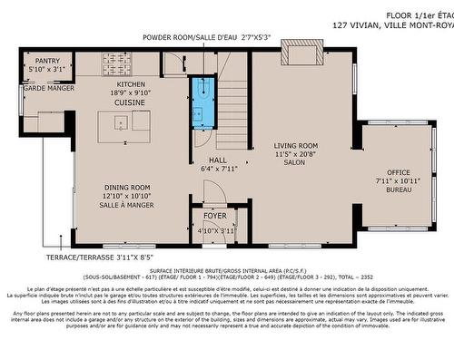 Drawing (sketch) - 127 Av. Vivian, Mont-Royal, QC - Other