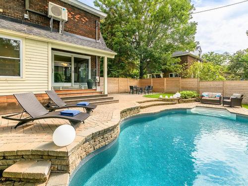 Pool - 127 Av. Vivian, Mont-Royal, QC - Outdoor With In Ground Pool With Backyard