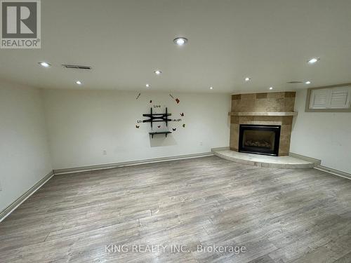 (Bsmt) - 75 Ranstone Gardens, Toronto, ON - Indoor With Fireplace