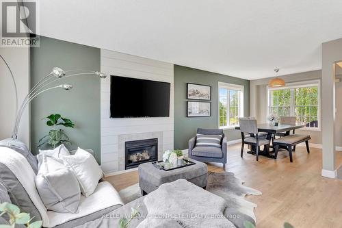 37 Stowe Terrace, Brantford, ON - Indoor Photo Showing Living Room With Fireplace