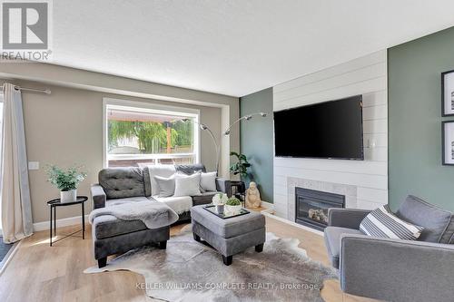 37 Stowe Terrace, Brantford, ON - Indoor Photo Showing Living Room With Fireplace