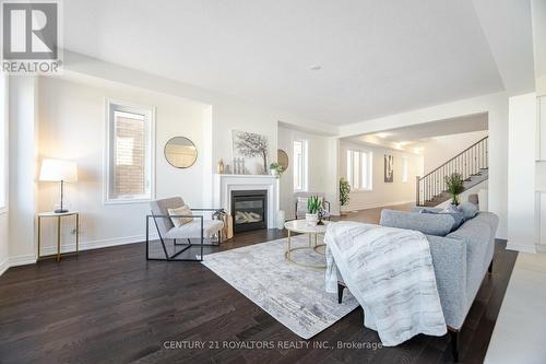 277 Broadacre Drive, Kitchener, ON - Indoor Photo Showing Living Room With Fireplace