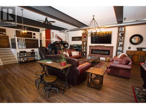 1440 Taylor Drive, Prince George, BC - Indoor Photo Showing Living Room With Fireplace