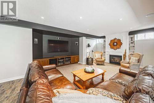 178 Brookhaven Court, Welland, ON - Indoor Photo Showing Living Room With Fireplace