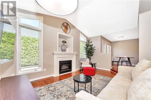 27 Steggall Crescent, Stittsville, ON - Indoor Photo Showing Living Room With Fireplace