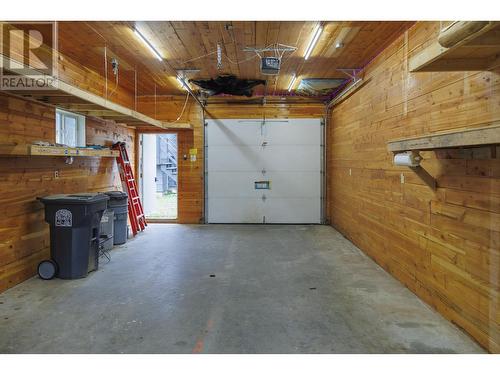 892 Dominion Street, Mcbride, BC - Indoor Photo Showing Garage