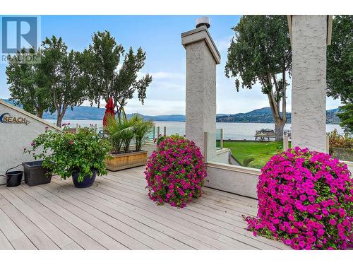 2900 Abbott Street Unit# 208, Kelowna, BC - Outdoor With Body Of Water With Deck Patio Veranda