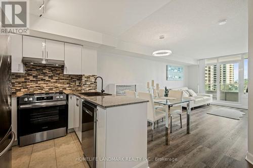 505 - 17 Barberry Place, Toronto, ON - Indoor Photo Showing Kitchen With Upgraded Kitchen