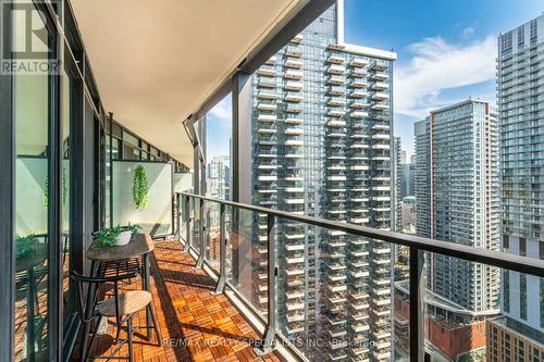 3012 - 125 Peter Street, Toronto, ON - Outdoor With Balcony With Exterior