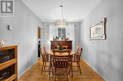 Dining Room - 3 Amy Crescent, London, ON - Indoor Photo Showing Dining Room With Fireplace