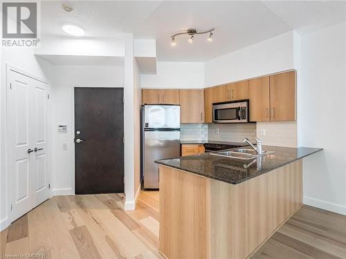 15 Windermere Avenue Unit# 1212, Toronto, ON - Indoor Photo Showing Kitchen With Double Sink