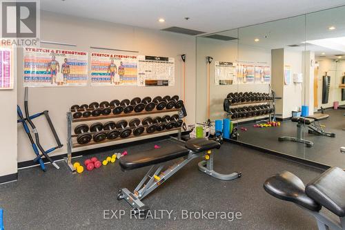 609 - 140 Dunlop Street E, Barrie, ON - Indoor Photo Showing Gym Room