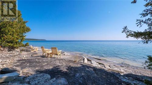 1081 Dyers Bay Road, Northern Bruce Peninsula, ON - Outdoor With Body Of Water With View