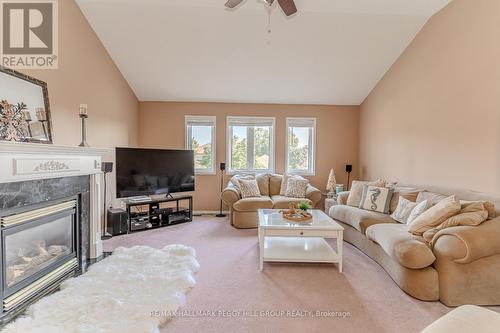 48 Loon Avenue, Barrie, ON - Indoor Photo Showing Living Room With Fireplace