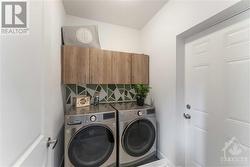 Laundry room on the main floor - 