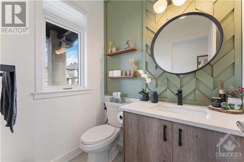 Powder room on the main floor - 236 Osterley Way, Ottawa, ON - Indoor Photo Showing Bathroom