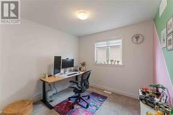 Second bedroom on the second floor used as an office - 