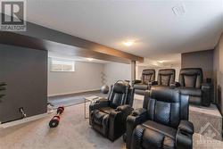 Home theatre and gym in the basement - 