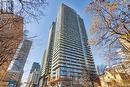 3611 - 50 Wellesley Street E, Toronto, ON  - Outdoor With Balcony With Facade 