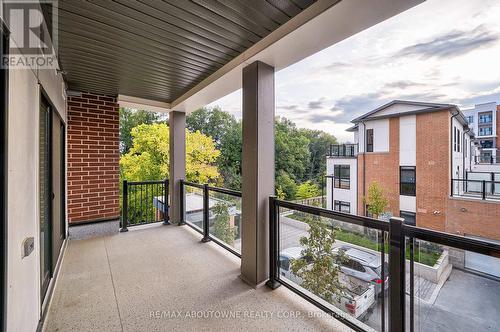 204 - 135 Canon Jackson Drive, Toronto, ON - Outdoor With Balcony With Exterior