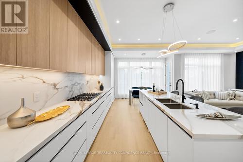 68 Lynnhaven Road, Toronto, ON - Indoor Photo Showing Kitchen With Double Sink With Upgraded Kitchen